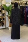 BEY805 CODE STEIN GEDRUCKT ABAYA ANZUG