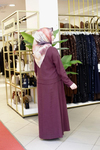 CEPKENLİ KETEN ELBİSE 9102 KOD