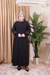 2521 CODE SEASHELL STONE EMBROIDERED ABAYA