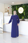 DÜĞME DETAYLI ELBİSE 3543 KOD