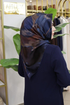 EBRULİ DESEN ARMİNE SAF İPEK EŞARP 9606/03 KOD