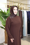 FLORAL İŞLEMELİ ELBİSE 2611 KOD