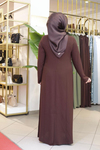 FLORAL İŞLEMELİ ELBİSE 2611 KOD