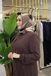 GEOMETRİK DESEN ARMİNE SAF İPEK EŞARP 9633/50 KOD