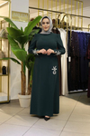 3503 CODE CRYSTAL STONE STAR EMBROIDERED DRESS