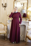 5701 CODE FRONT DRAPED DRESS