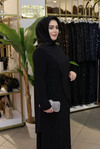 ÖNÜ TAŞLI ŞİFON ELBİSE 2660 KOD
