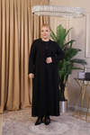 6002 KOD PİLELİ ABAYA TAKIM