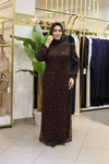 PUL DESENLİ ABİYE ELBİSE 754 KOD