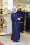 5704 بدلة عباية مطرزة بالترتر كود 5704