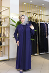 5704 بدلة عباية مطرزة بالترتر كود 5704