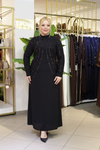 PUL İŞLEMELİ ESTEL ELBİSE 3409 KOD