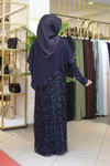PUL PAYET ELBİSE 6125 KOD