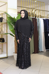 PUL PAYET ELBİSE 6125 KOD