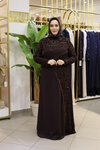 SALKIM TAŞLI KREP ELBİSE 3368-1 KOD
