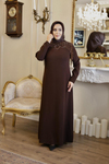 SALKIM TAŞLI KREP ELBİSE 3514 KOD