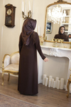 SALKIM TAŞLI KREP ELBİSE 3514 KOD