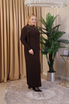 SALKIM TAŞLI KREP ELBİSE 3514 KOD