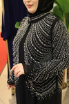 BEY804 CODE SAWAROSKI STONE ABAYA SET