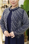 BEY804 CODE SAWAROSKI STONE ABAYA SET