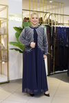 BEY804 CODE SAWAROSKI STONE ABAYA SET
