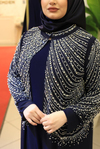 BEY804 CODE SAWAROSKI STONE ABAYA SET