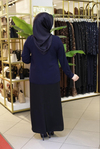 SAWOROSKİ ÇİÇEK TAŞLI KISA GÖMLEK 1176 KOD
