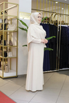 0055 KOD SAWOROSKİ PELERİN DETAYLI ELBİSE