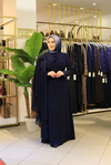 SR5101 OMUZ DETAY SWAROSKİ TAŞLI ELBİSE