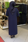 TAŞ DETAYLI ÇİZGİLİ TUNİK 3450 KOD