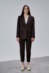 Acı Kahve Kruvaze Regular Blazer Takım