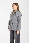 Calina Gri Regular Fit Premium Kaşe Ceket