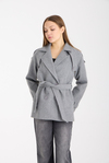 Calina Gri Regular Fit Premium Kaşe Ceket
