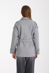 Calina Gri Regular Fit Premium Kaşe Ceket