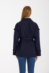 Calina Lacivert Regular Fit Premium Kaşe Ceket