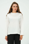 Kadın Dokuma Oversize Bluz