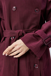 Kadın Oversize Kuşaklı Trençkot