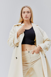 Kadın Oversize Kuşaklı Trençkot