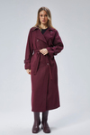 Kadın Oversize Kuşaklı Trençkot