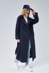 Kadın Oversize Kuşaklı Trençkot
