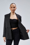 Kadın Taş İşlemeli Regular Vatkalı Blazer Ceket