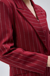 Kadın Taş İşlemeli Regular Vatkalı Blazer Ceket