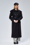 Kuşaklı Oversize Kaşe Kaban