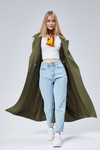 Oversize Rüzgarlık Detaylı Trençkot