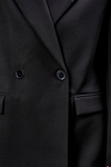 Siyah Palazzo Pantolon Blazer Ceket Takım