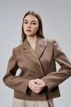 Vizon Regular Fit Premium Kısa Kaşe Ceket