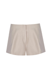 Beige Linen Shorts