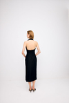 Black V Neck Dress