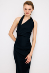 Black V Neck Dress