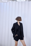 Black Wool Vest